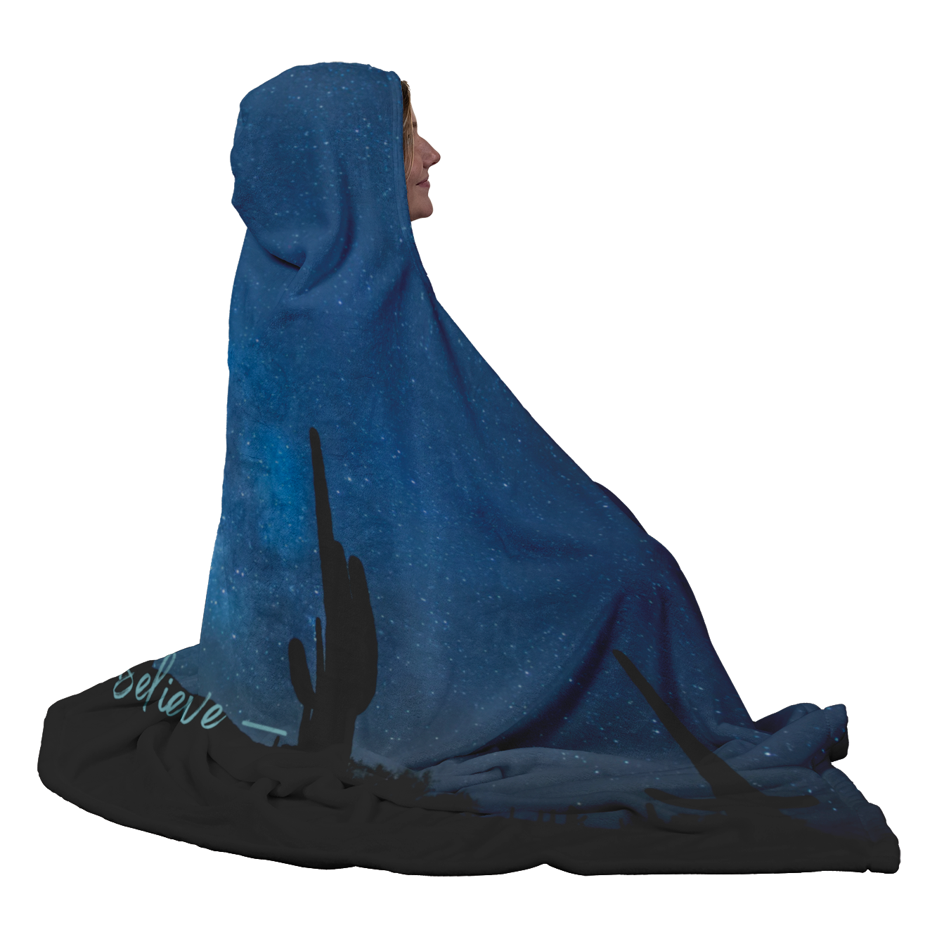 Believe - Desert Inspired Hooded Blanket