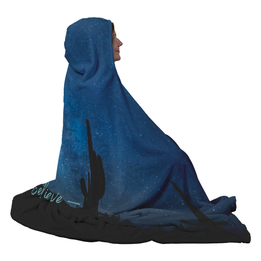 Believe - Desert Inspired Hooded Blanket