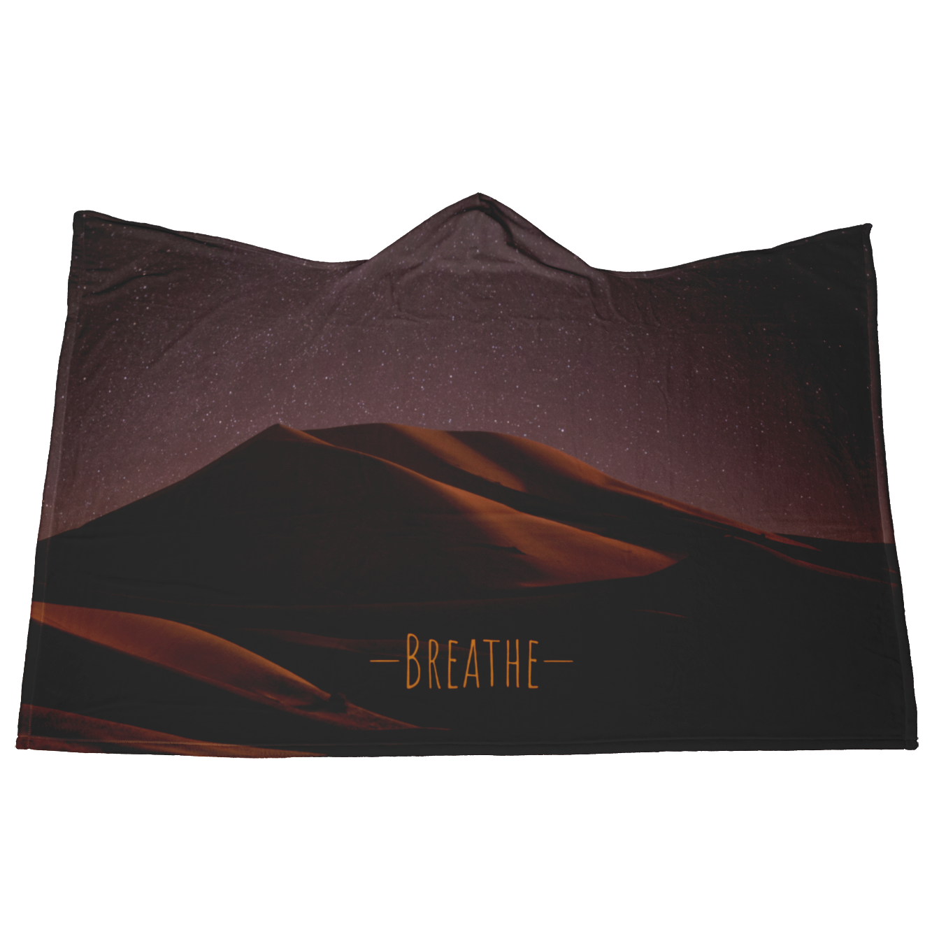 Breathe -  Desert Night Inspired Oversized Hooded Blanket